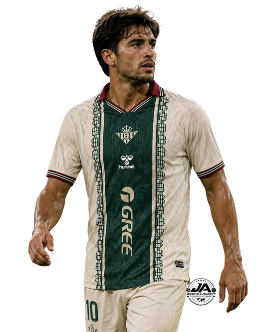 Real Betis 26/27 Central Stripe Jersey - Player Version Slim Fit