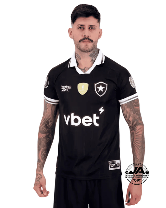 Camisa Botafogo II 2025 Away Reebok Patch Campeão Libertadores 2024 - Torcedor