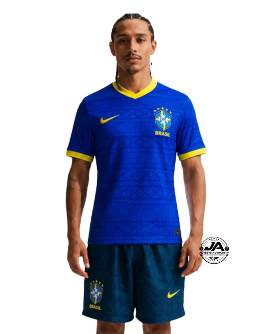 Camiseta Azul Brasil 2026 - Versión Jugador Ajustada