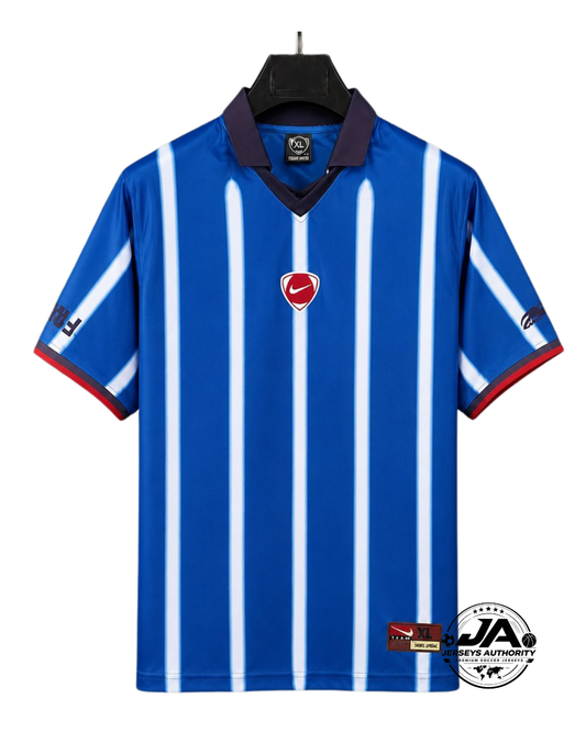 2026 France x Travis Scott Cactus Jack Total 90 Retro Blue Stripe Jersey