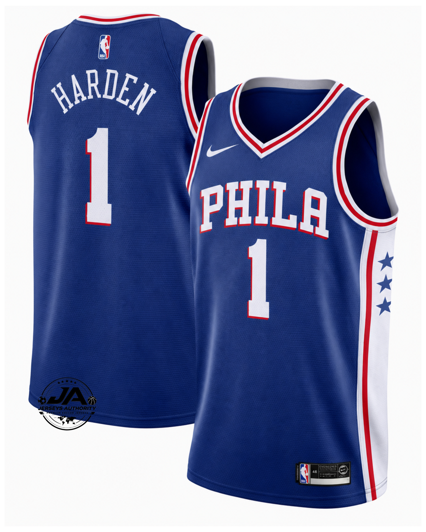 James Harden Philadelphia 76ers Icon Edition Jersey - Royal