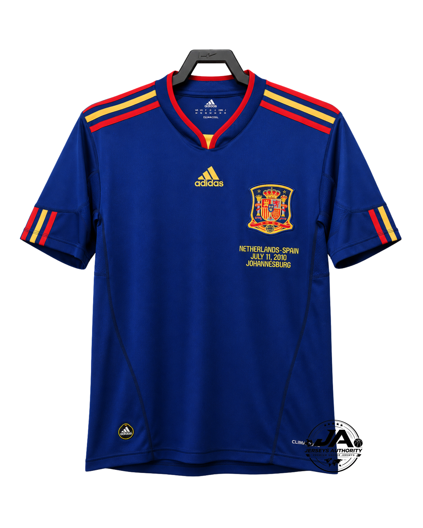 Spain 2010 World Cup Final Away Jersey - Retro Version