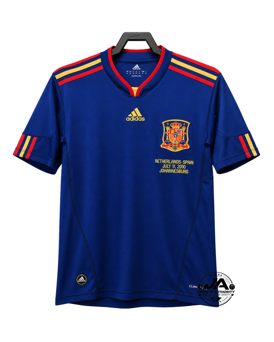 Spain 2010 World Cup Final Away Jersey - Retro Version