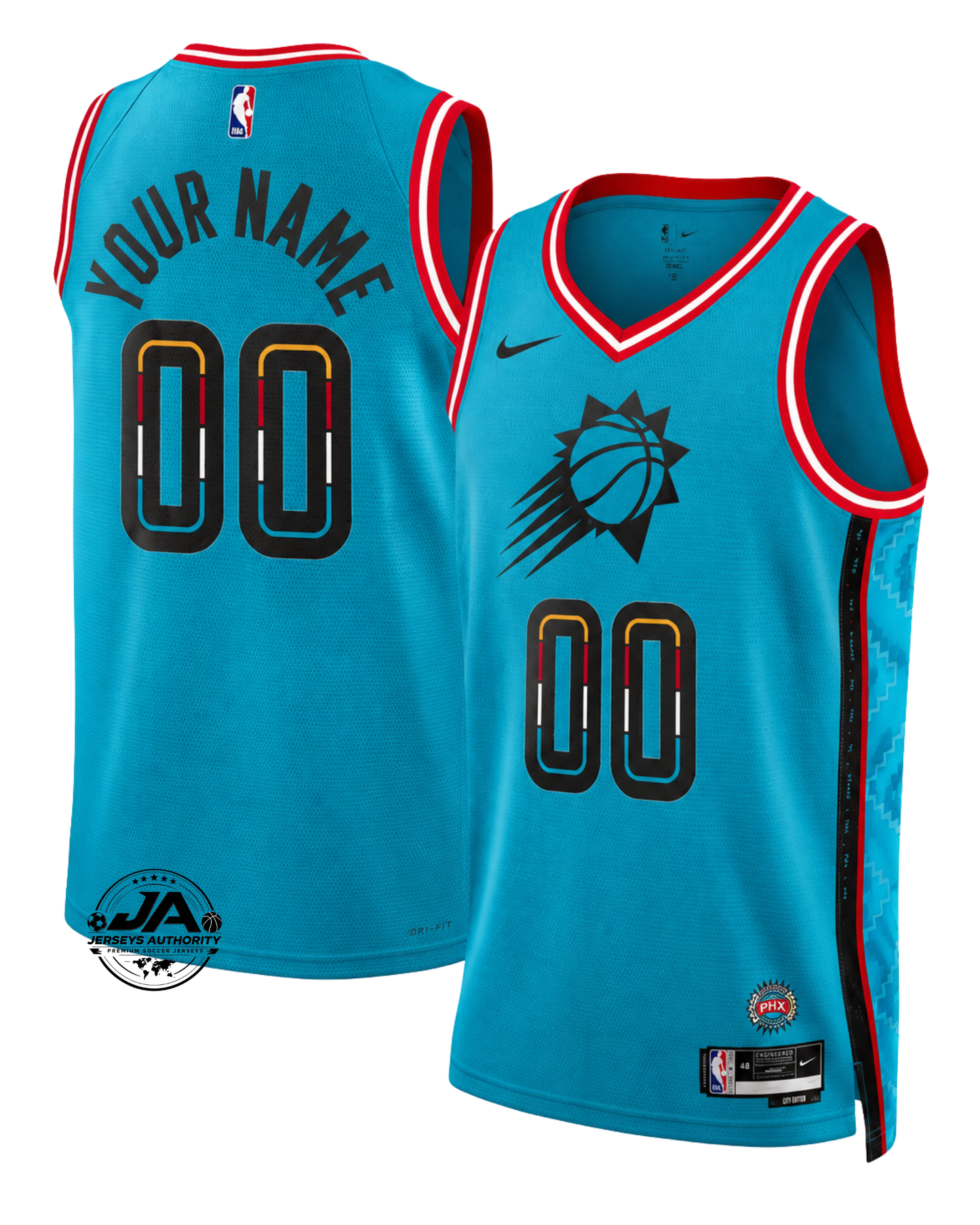 Phoenix Suns City Edition Jersey - Turquoise