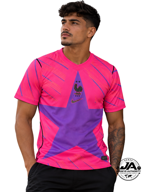 2026 France Pink Goalkeeper Jersey - Fan Version