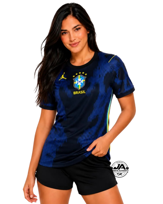 Camiseta de la selección femenina de Brasil Mundial 2026 de visitante - Versión aficionado