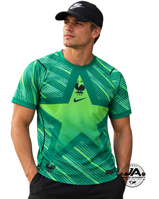 2026 France Green Goalkeeper Jersey - Fan Version
