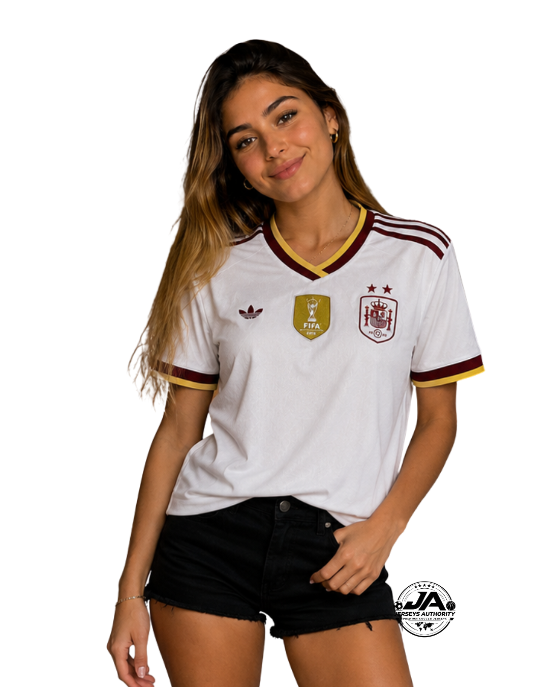 España Femenina Visitante Mundial 2026 Campeón - Versión Fanático