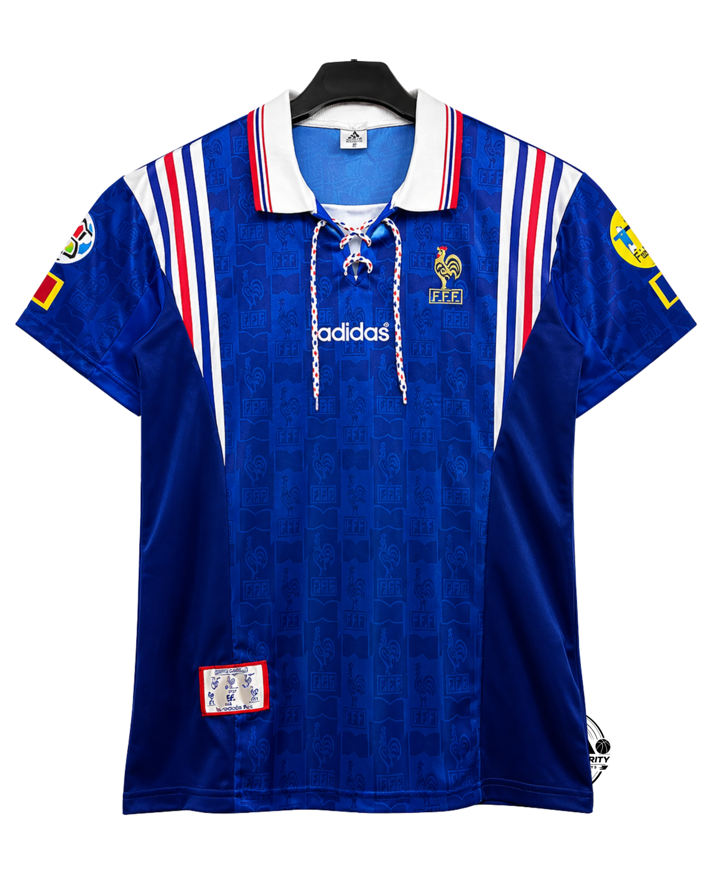 France 1996 Home Jersey - Retro Version