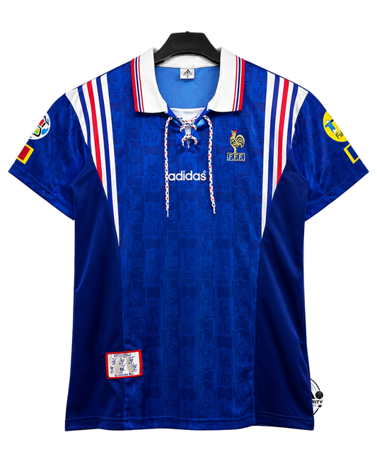 France 1996 Home Jersey - Retro Version