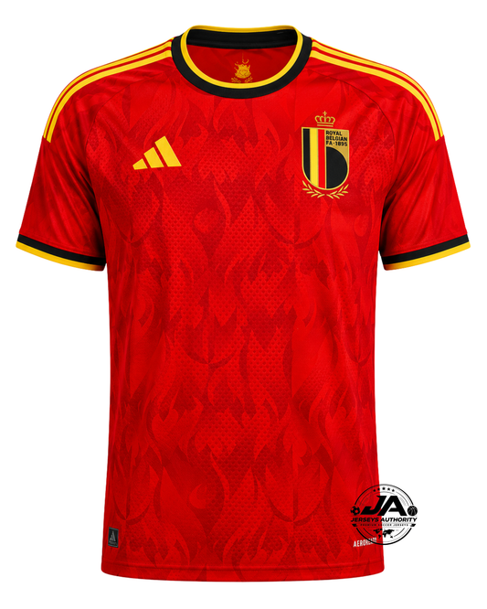 Belgium Home Authentic Player Jersey Shirt 2026 World Cup - Slim Fit