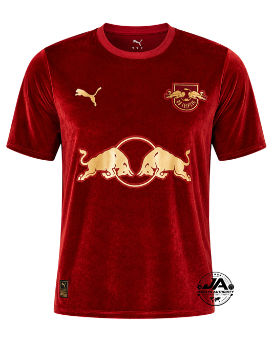RB Leipzig Fan Jersey Christmas Special Edition 2024/25 Patches UCL UEFA Foundation (Official Printing)