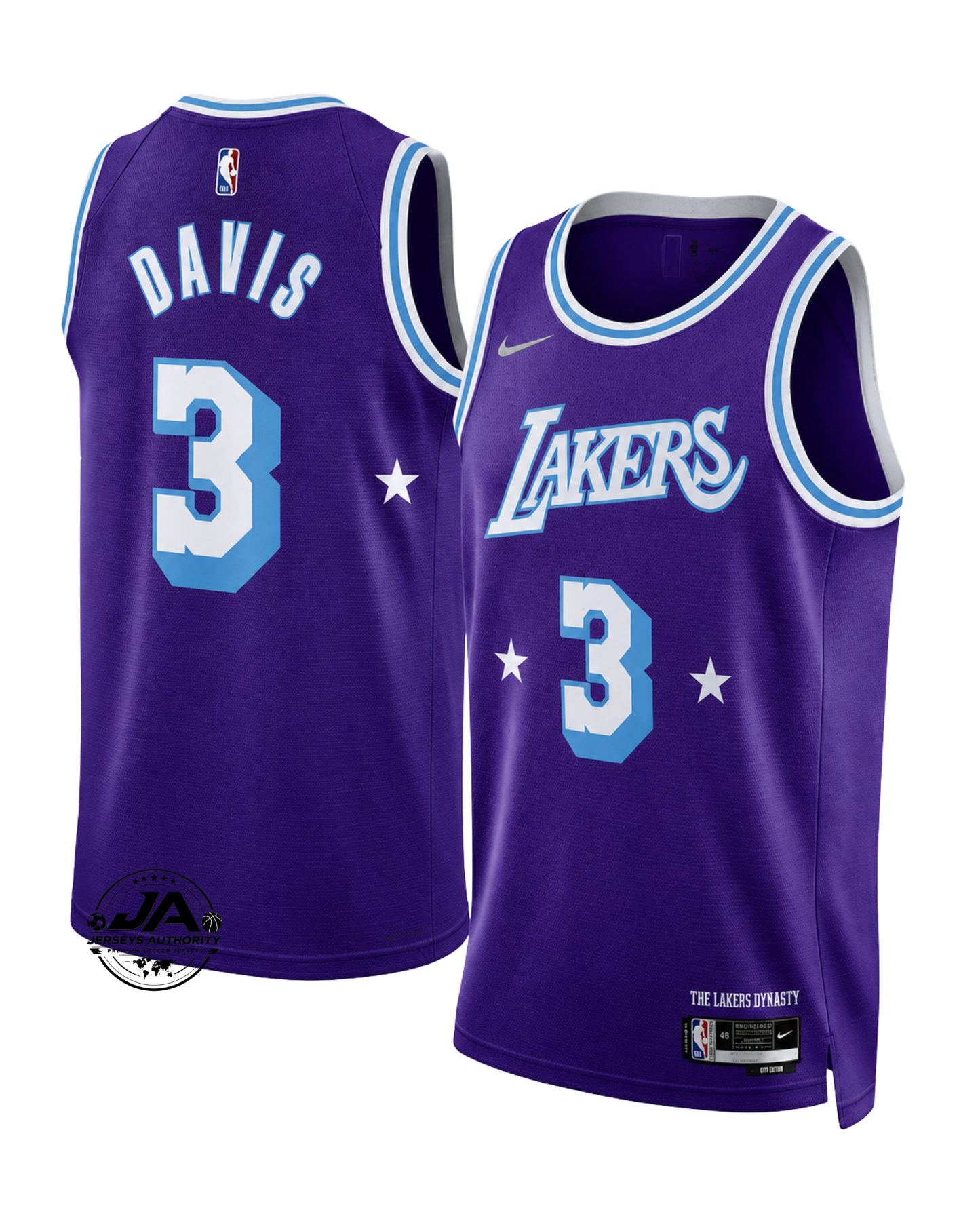 Anthony Davis Los Angeles Lakers Jersey - Purple