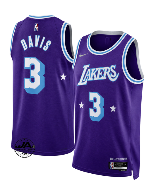 Anthony Davis Los Angeles Lakers Jersey - Purple