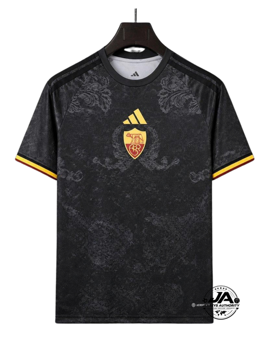 26/27 Roma Third Black Jersey - Fan Version