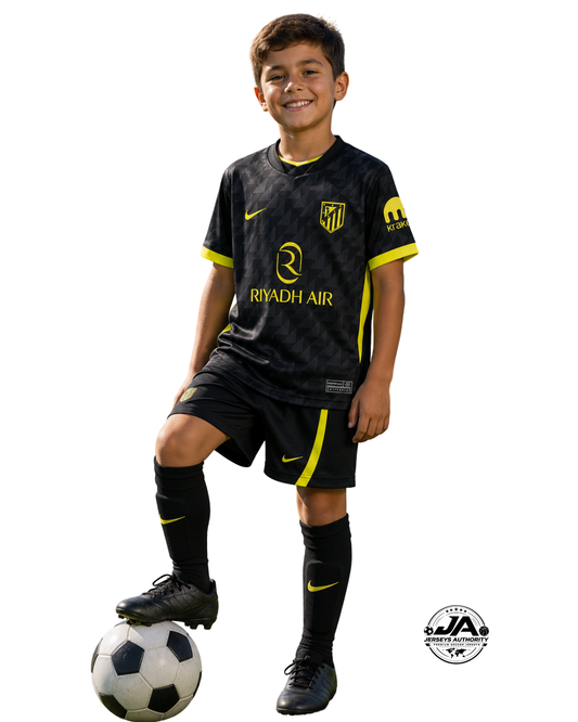 26/27 Kids Atletico Madrid Away Jersey