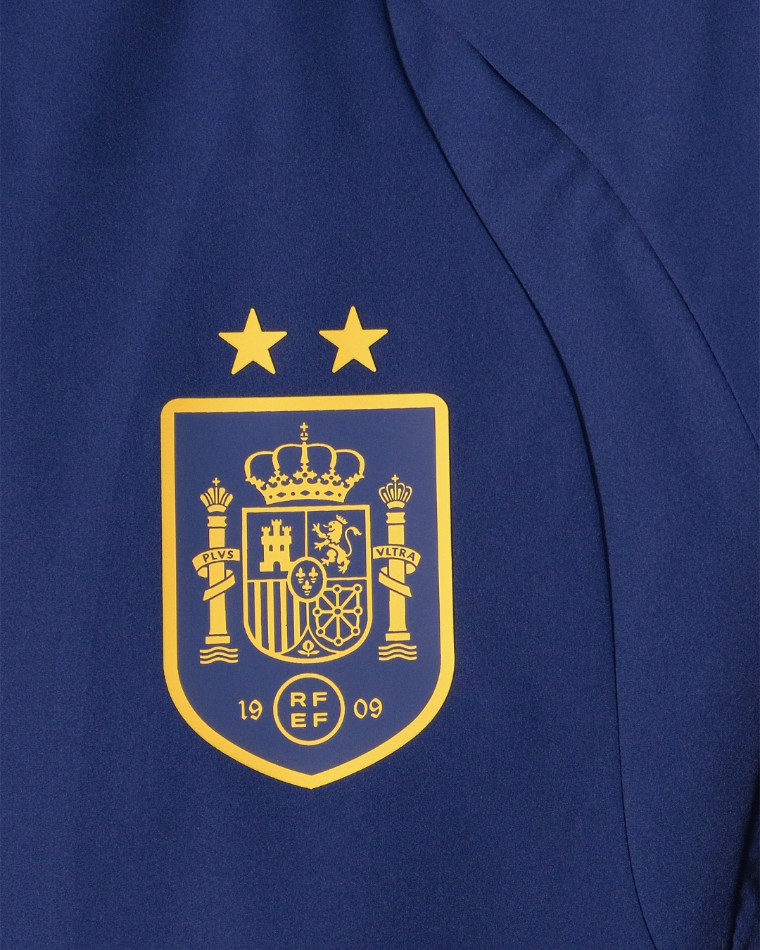 2026/27 Spain Royal Blue Hooded Windbreaker Jacket