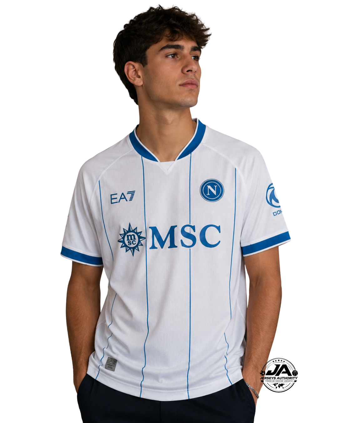 Camiseta Napoli visitante blanca 26/27 - Versión aficionado