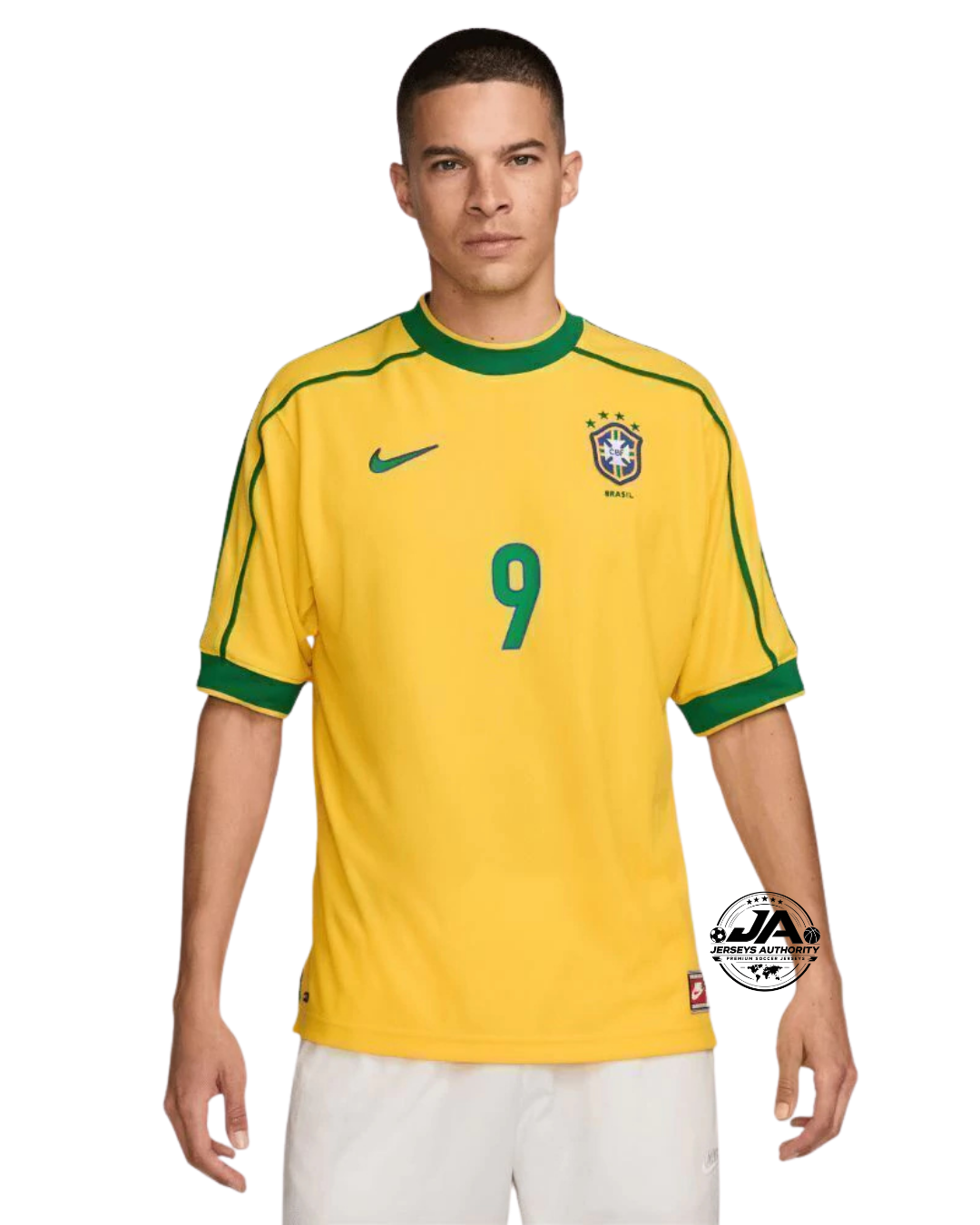 Brazil 1998/99 Retro Jersey Ronaldo #9