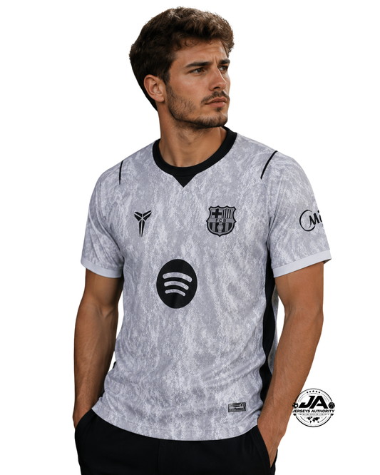26/27 Barcelona Grey Goalkeeper Jersey - Fan Version