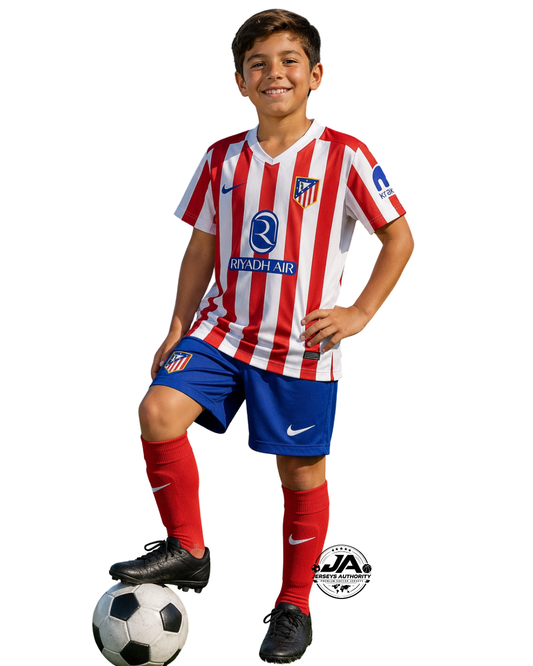 2025/26 Kids Atletico Madrid Home Jersey