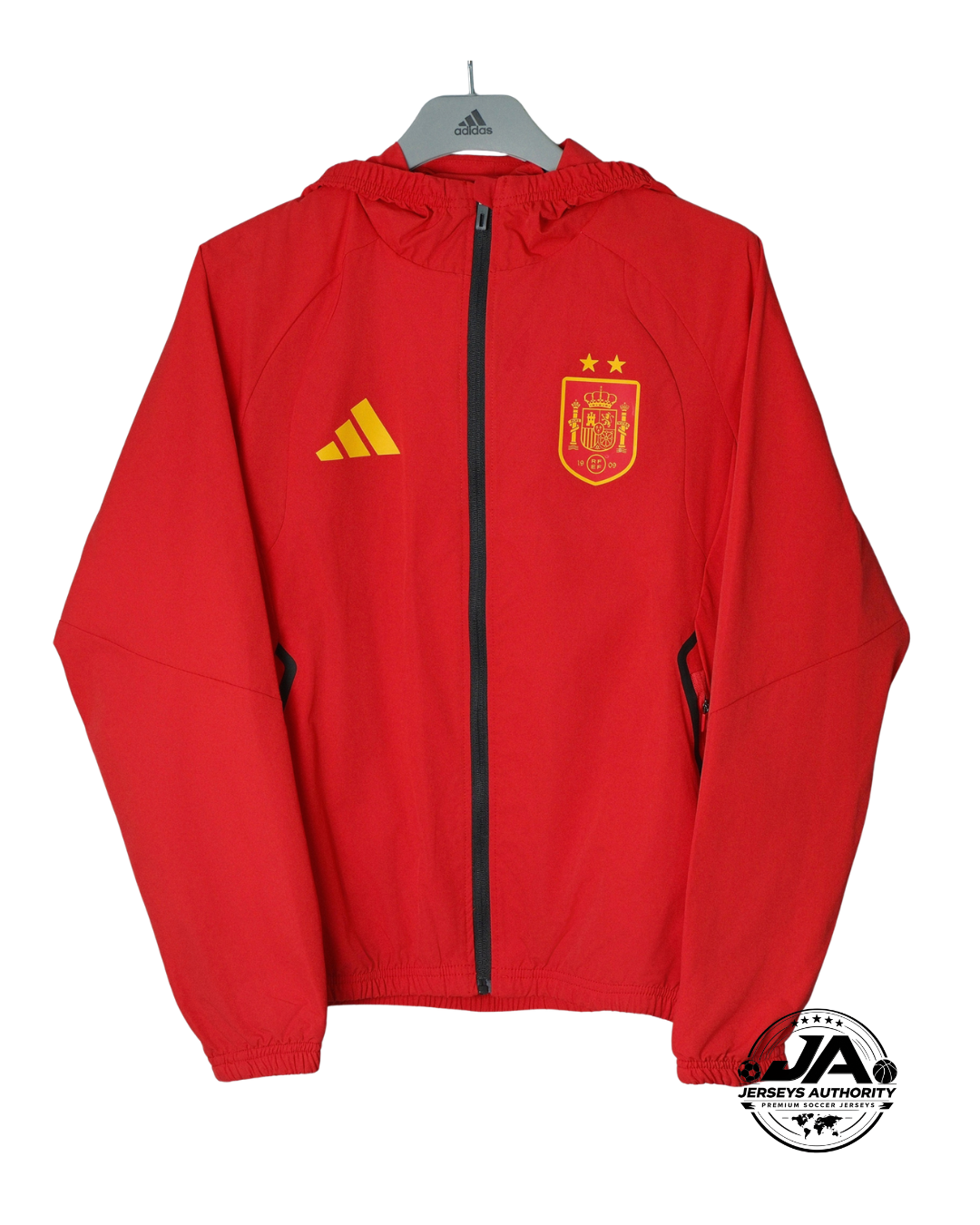 2026/27 Spain Red Hooded Windbreaker Jacket