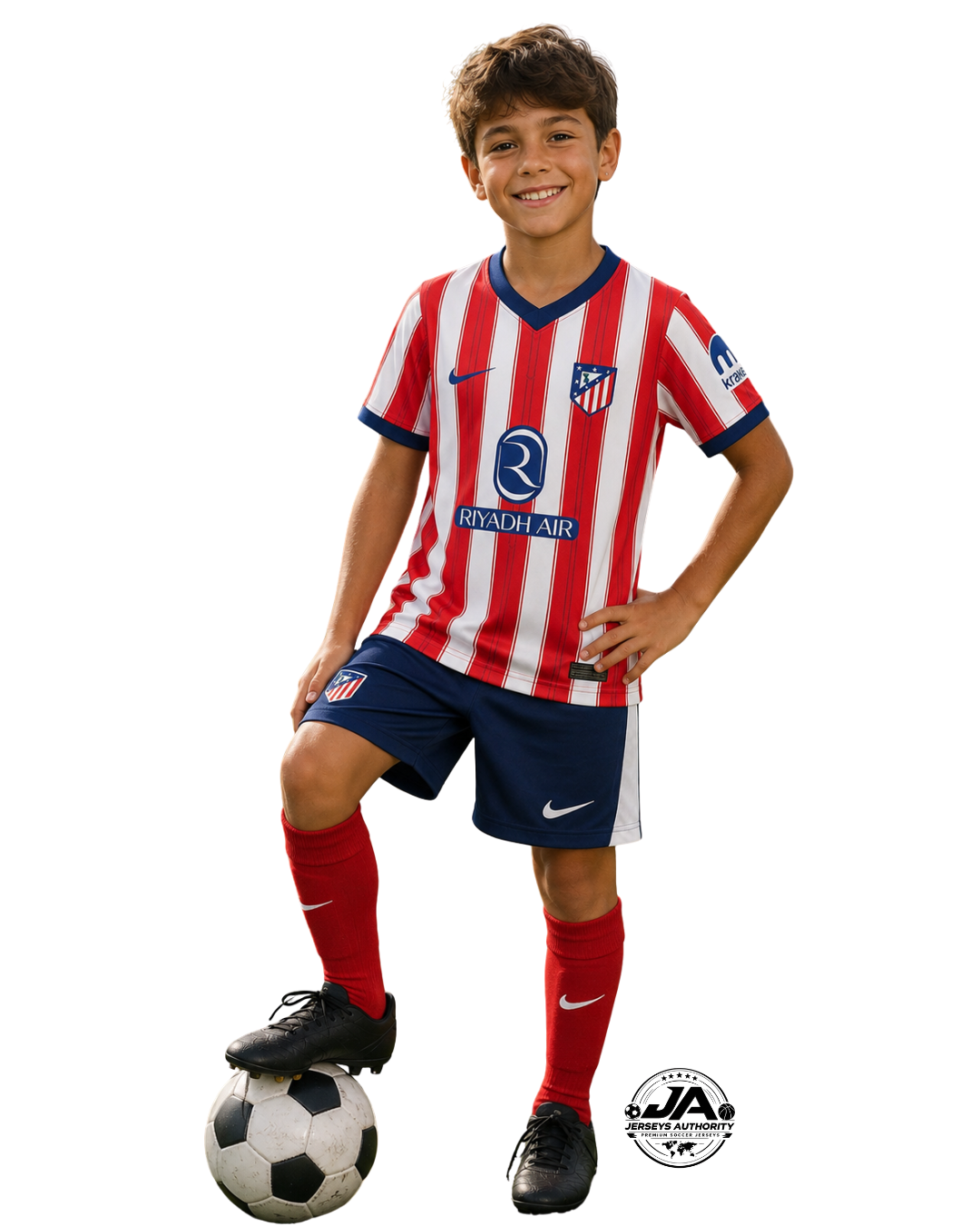 26/27 Kids Atletico Madrid Home Jersey
