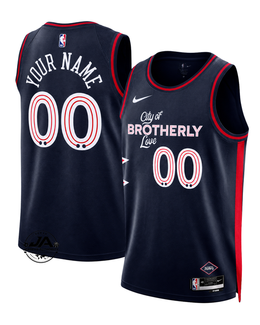 Philadelphia 76ers City Edition Jersey - Navy
