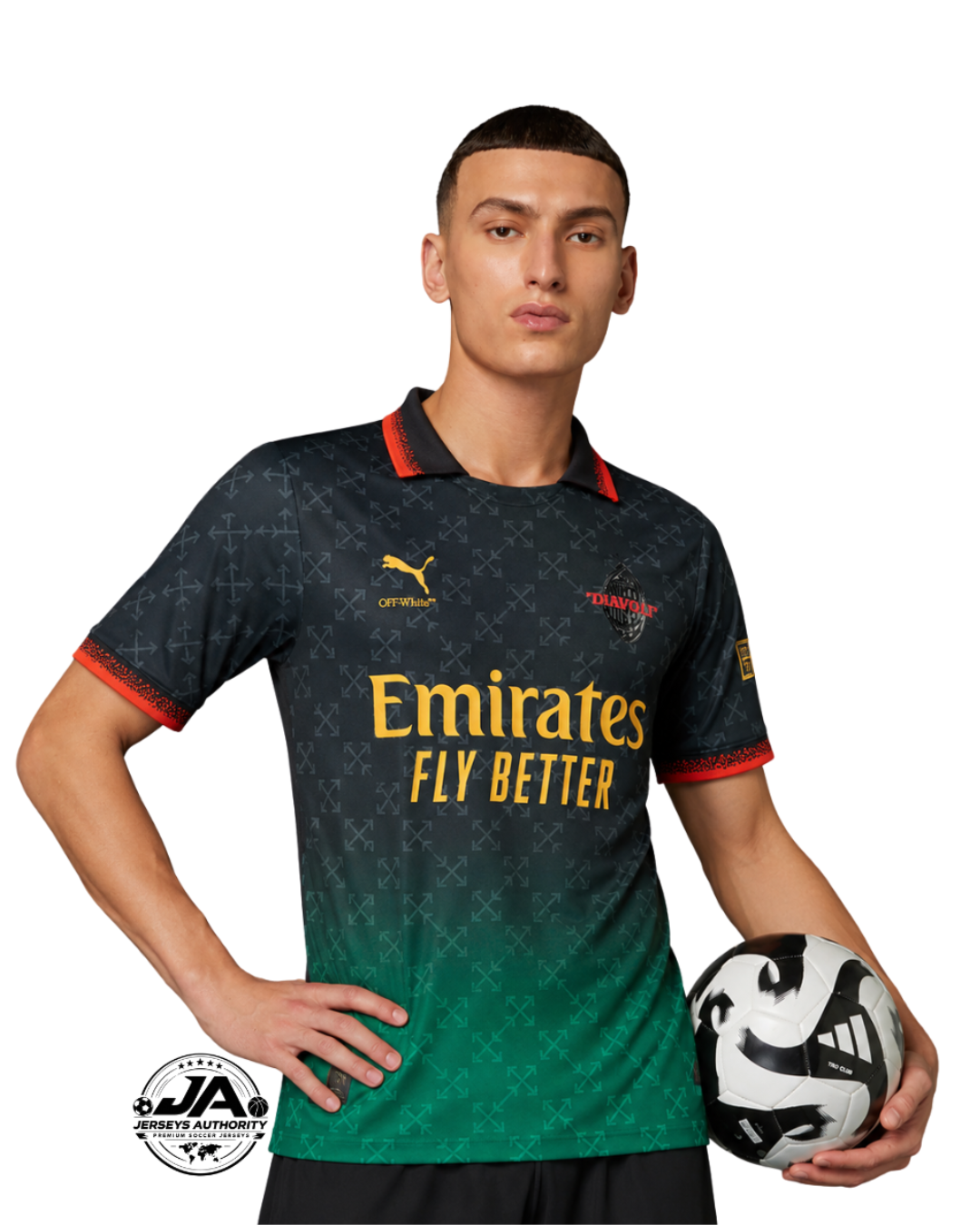 AC Milan 25/26 Commemorative Edition Jersey - Black - Player Version - Slim Fit