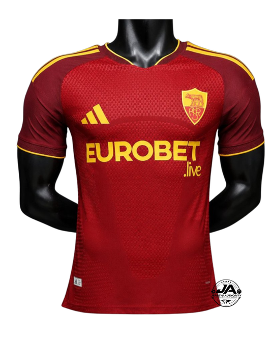 26/27 AS Roma Home Player Jersey - Slim Fit