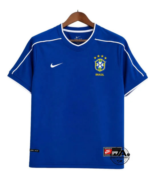 Brazil 1998 Away Jersey - Retro Version