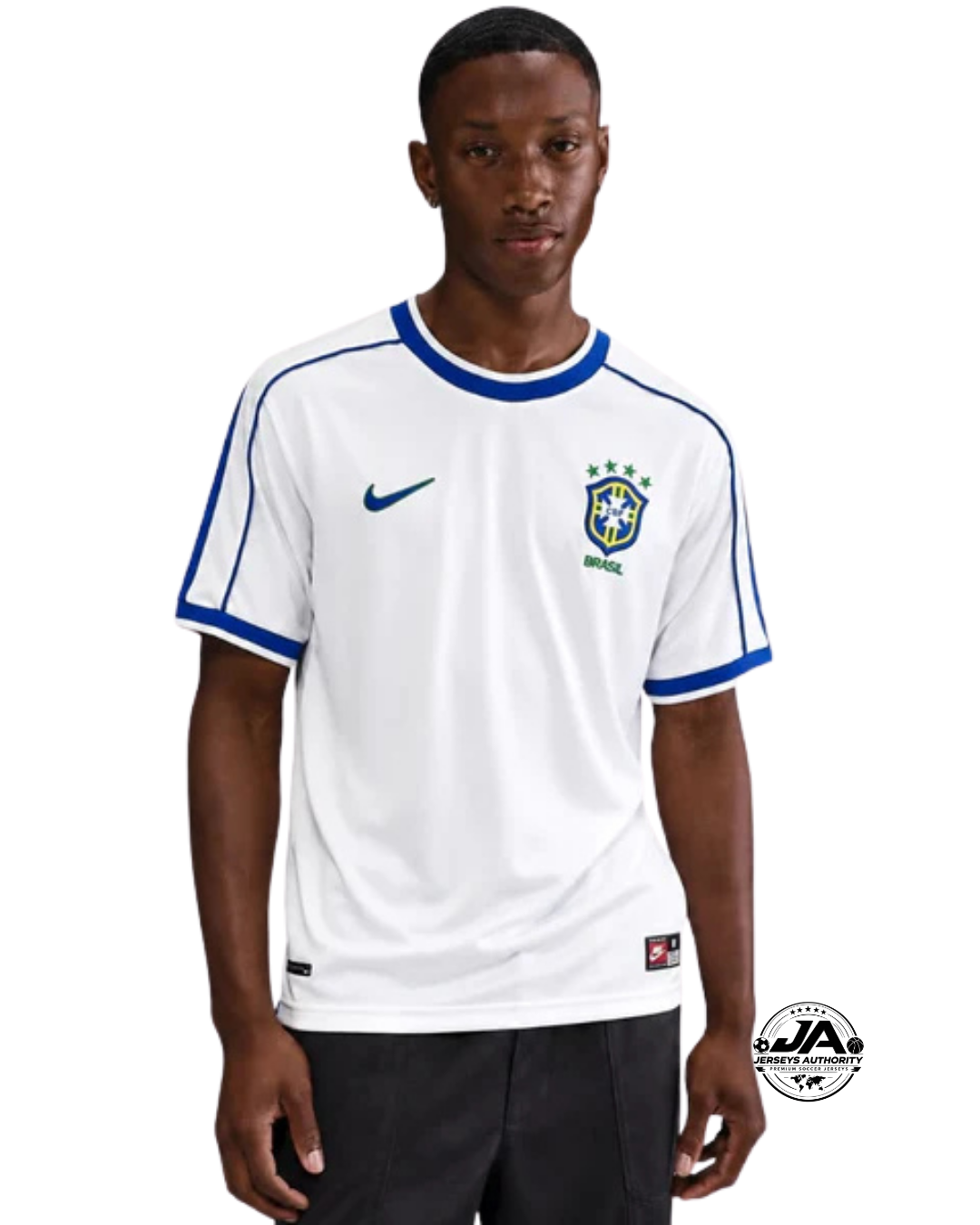 Camisa Retro Seleção Brasil 1998/99 I Brazil White