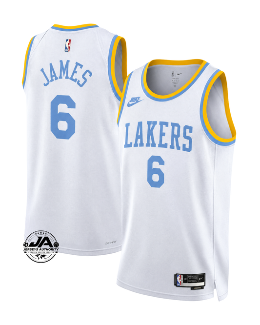 LeBron James Los Angeles Lakers Classic Edition Jersey - White