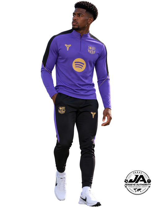2026/27 FC Barcelona Purple Training Set – Long Sleeve