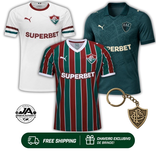 Combo 3 Camisas Fluminense - Torcedor