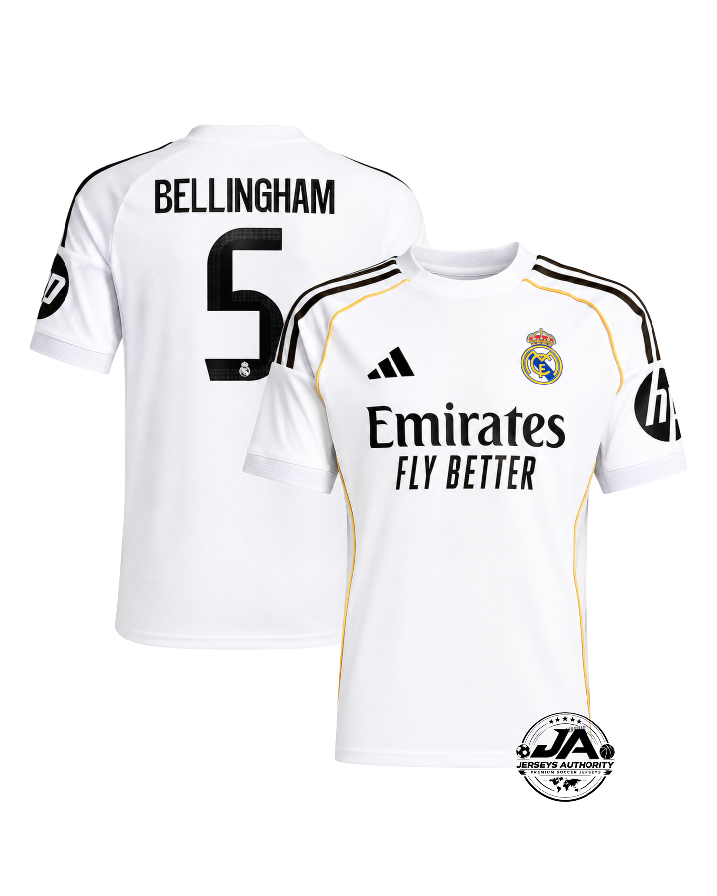 Real Madrid Home Jersey 2025/26 - Bellingham #5