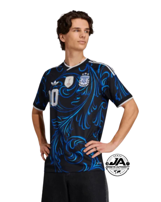 Argentina Away Messi 10 Fan Version Shirt 2026 World Cup
