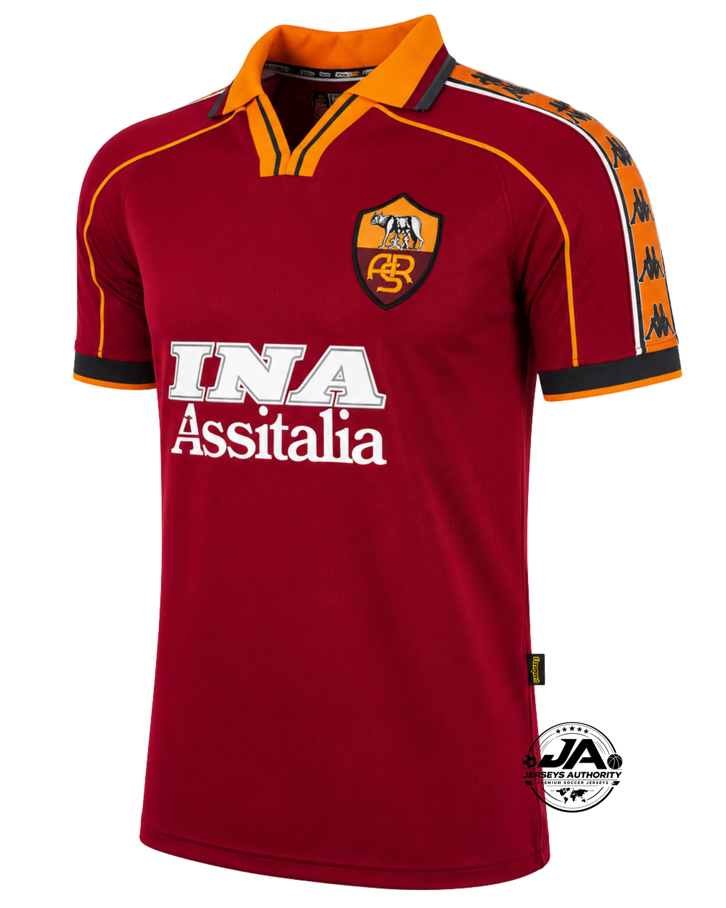 AS Roma 98/99 Home Jersey - Retro Version