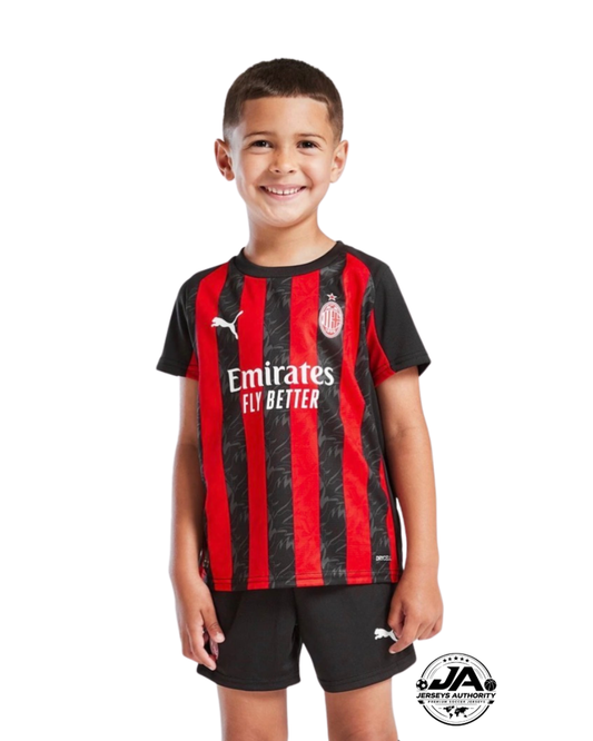 AC Milan 2025/26 Home Kids Kit