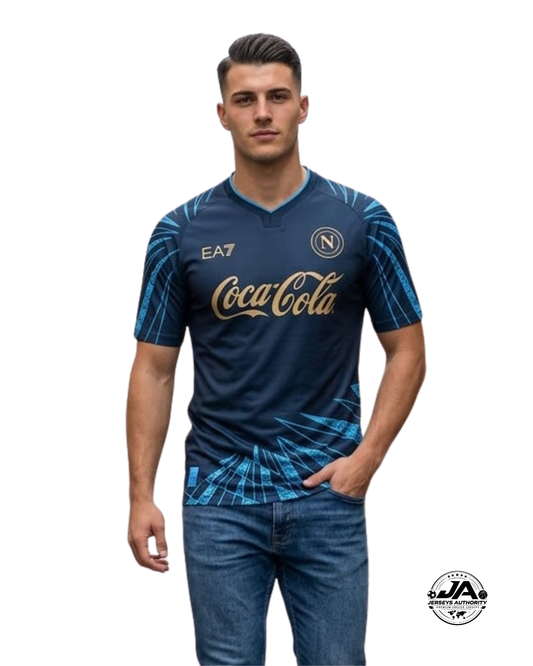 25/26 Napoli Blue Pre-Match Jersey - Fan Version