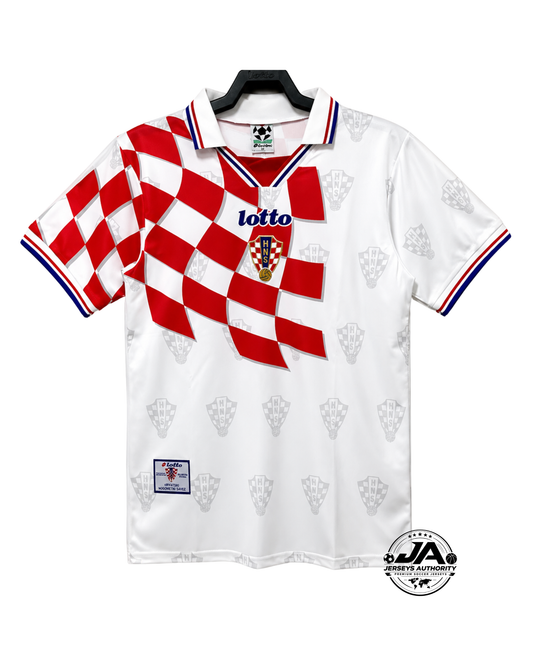 Croatia 1998 World Cup Home Jersey - Retro Version