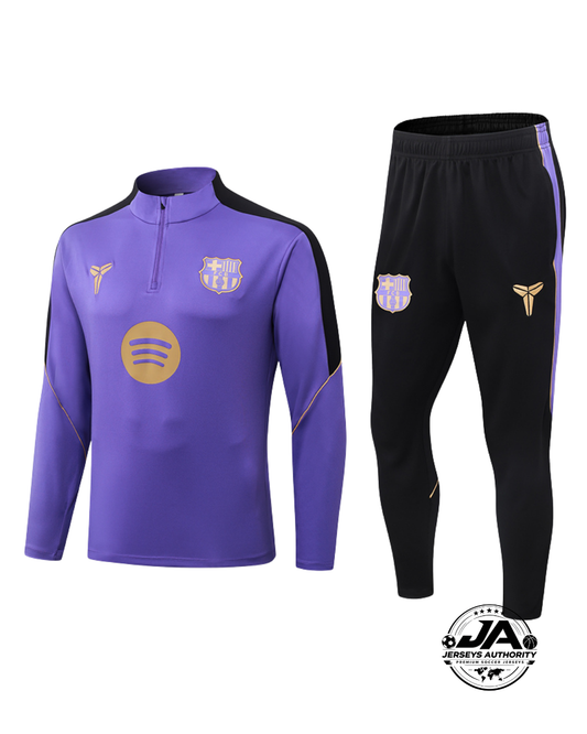 2026/27 FC Barcelona Purple Training Set – Long Sleeve