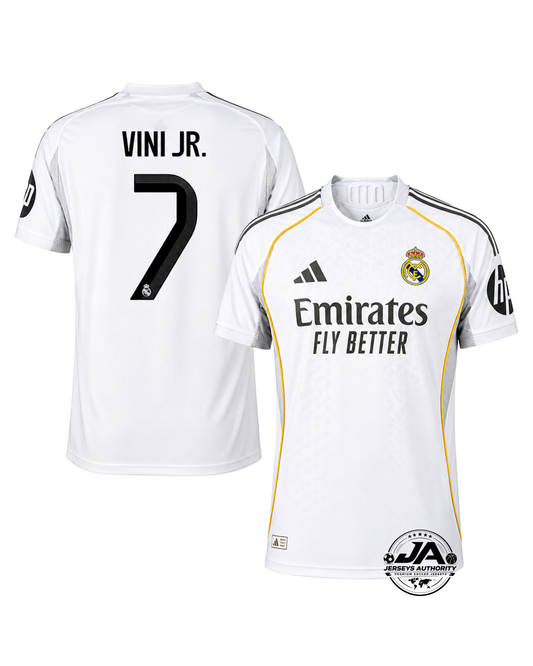Real Madrid Home Jersey 2025/26 - Vini Jr. #7