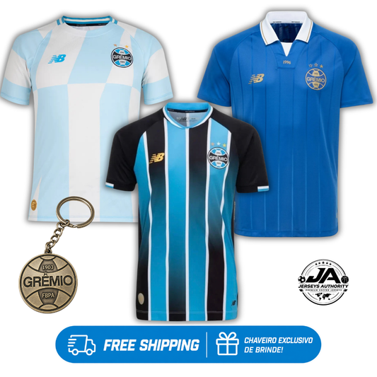 Combo 3 Camisas Grêmio - Torcedor