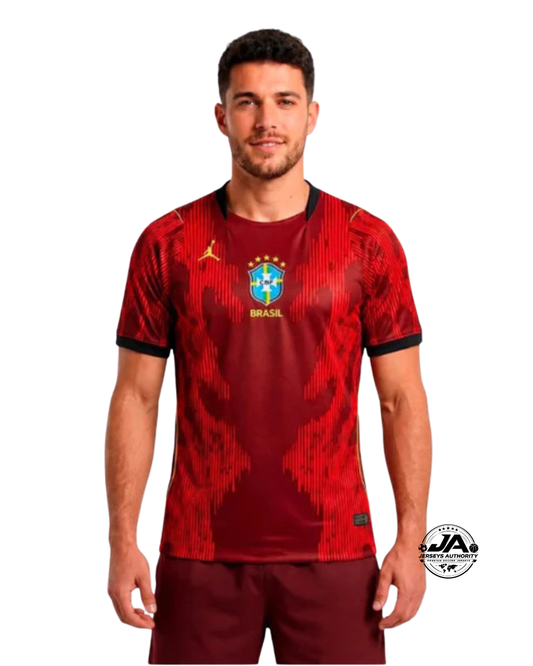 Camiseta Roja Edición Especial Brasil 2026 - Versión Aficionado Roja Brasil