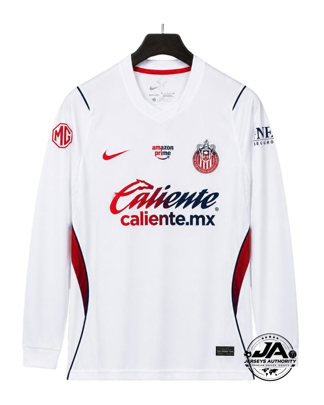 26/27 Chivas Away White Long Sleeve Jersey - Fan Version
