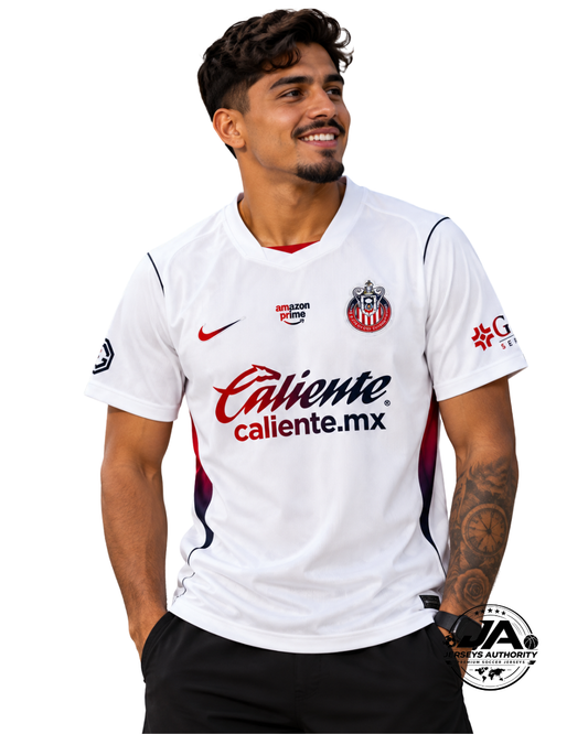 26/27 Chivas Guadalajara Away White Jersey - Fan Version