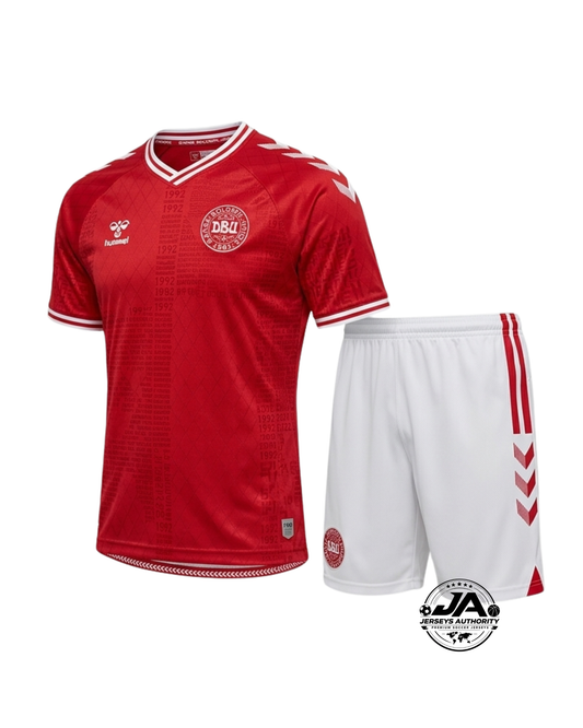 Camiseta Dinamarca Casa Niño 2024