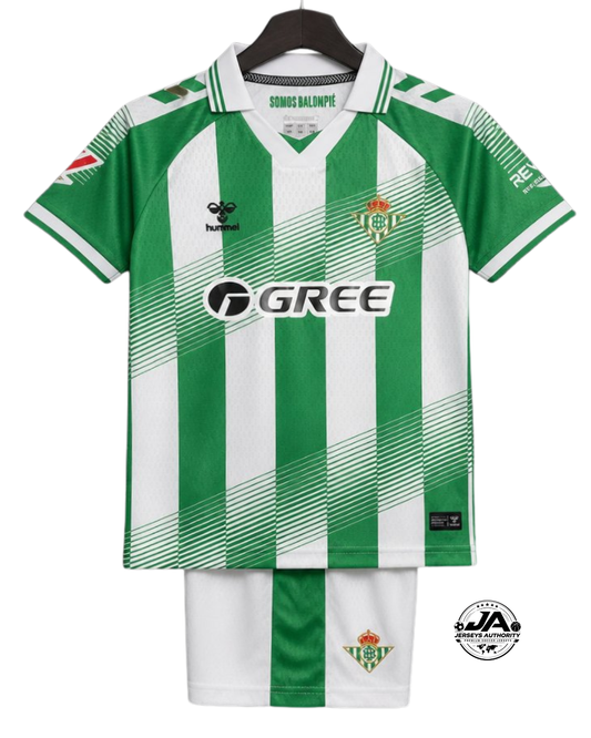 Kids Kit Real Betis 2026/27 Home Jersey