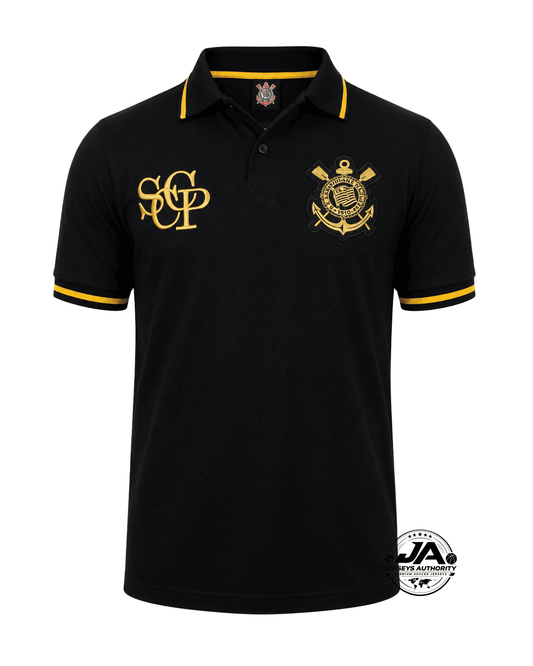 Camisa Corinthians Polo Retro Gold - SPR